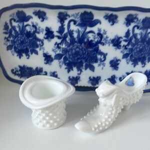 Vintage Fenton Hobnail Milk glass